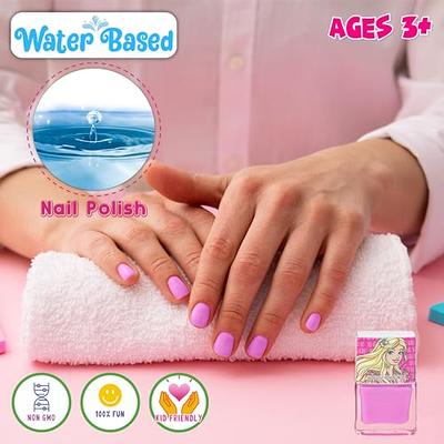 Townley Girl Disney Frozen Non-Toxic Water Based Peel-Off Nail Polish Set  with Glittery and Opaque Colors for Girls, Kids & Teens Ages 3+, Perfect  for Parties, Sleepovers and Makeovers, 18 Pcs