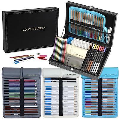  Caliart Drawing Supplies, Art Set Sketching Kit with 100  Sheets 3-Color Sketch Book, Graphite Colored Charcoal Watercolor & Metallic  Pencils, Gifts for Artists Adults Teens Kids, 176PCS : Arts, Crafts