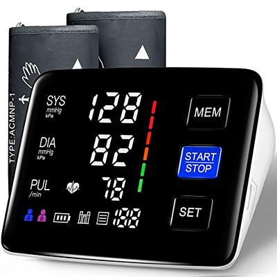 Greetmed Wrist Blood Pressure Monitor, Talking Digital Automatic