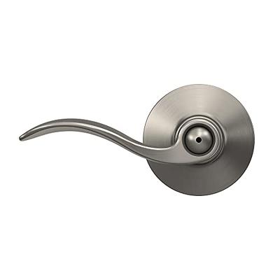 Schlage F40 ACC 716 Accent Door Lever, Bed & Bath Privacy Lock, Aged Bronze  - Door Levers 