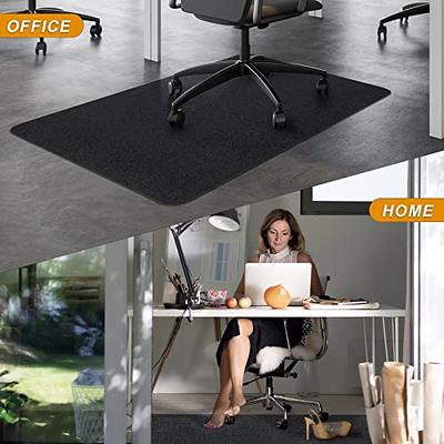 SHIEN Edging Office Chair Mat for Hardwood & Title Floor, 55x35 Computer  Gaming Rolling Chair Mat for Home Office Hardwood Floor, Anti-Slip Low Pile  Under Desk Rug, Large Floor Protector（Black） - Yahoo