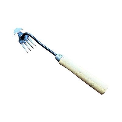 Weeding Artifact Uprooting Weeding Tool, Garden Weeding Tools, Stainless  Steel Forged Weed Puller 4 Teeth Dual Purpose Weeder, High Strength Hand  Remover Tool for Garden (12 Inch Wooden Handle) - Yahoo Shopping