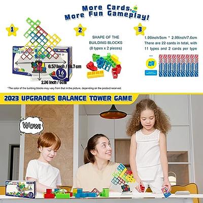 48 Pcs Tetra Tower Balance Stacking Blocks Game, Board Games For 2 Players+  Family Games, Parties Building Blocks Toy ,100% New