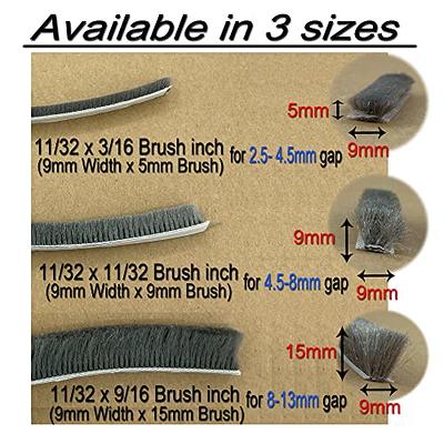 33ft Weather Stripping Brush for Sliding Windows/Doors Frame Side,Pile Self  Adhesive Weatherstrip Seal Strip Sealer Draft Stoppers (33ft 0.35”Wide x  0.2”Thick, Gray) - Coupon Codes, Promo Codes, Daily Deals, Save Money Today