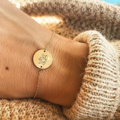 Monogrammed Bracelet Custom Charm Bracelet Bridesmaid Gift