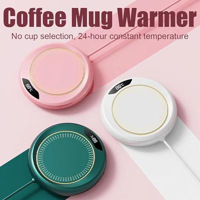 USB Electric Cup Warmer Pad Tea Coffee Mug Heating Plate Pad Coasters  Desktop
