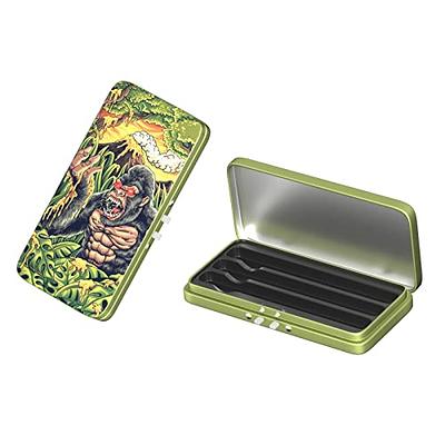 Regular or King Size Double Sided Crush-Proof Metal Cigarette Case