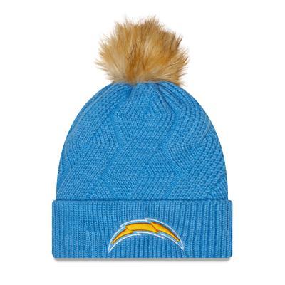 Men's Royal Los Angeles Rams Whitaker Cuffed Knit Hat with Pom