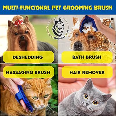 Dog&cat bath brush,dog brush for shedding,dog hair brush