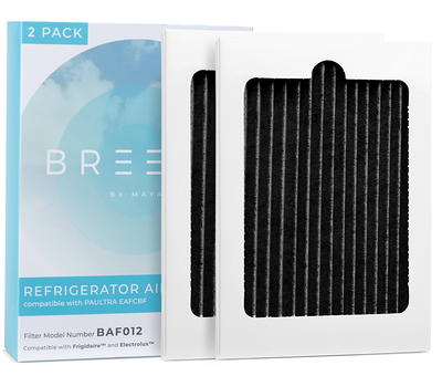 Carbon Activated Refrigerator Air Filter Replacement compatible with  Frigidaire PAULTRA, SCPUREAIR2PK, Electrolux EAFCBF 242061001 241754001  242047801 2 Pack 