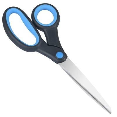 Scissors, iBayam 8 Multipurpose Scissors Bulk 3-Pack, Ultra Sharp Blade  Shears, Comfort-Grip Handles, Sturdy Sharp Scissors for Office Home School  Sewing Fabric Craft Supplies, Right / Left Handed
