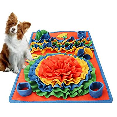 ZMUBB Pet Snuffle Mat for Dogs Sniff Mat Nosework Feeding Mat Slow Feeder  Interactive Dog Puzzle Toys for Training and Stress Relief Encourages