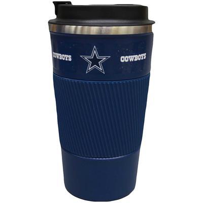 Texas Rangers 18oz Coffee Tumbler with Silicone Grip