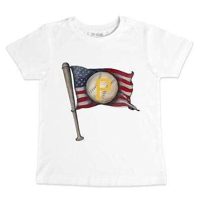 Youth Tiny Turnip White Pittsburgh Pirates James T-Shirt Size: Medium