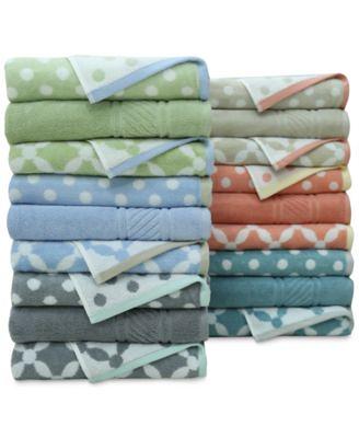 Martha Stewart Collection Spa 100 Cotton Mix Match Towels Created