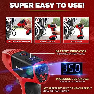 Bullseye Pro Digital Tire Inflator ASON TV Car Tire Air Pump