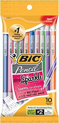  BIC Xtra-Precision Mechanical Pencil, Clear Barrel, Fine Point  (0.5mm), 5-Count : Office Products