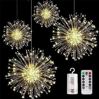 LED Starburst Fairy Lights Remote Control, Best Selling Hanging Starburst LED  Lights Wedding Home Decor Remote Firework, Christmas,firework 