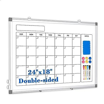 Magnetic Whiteboard for Wall Small Monthly Calendar Dry Erase