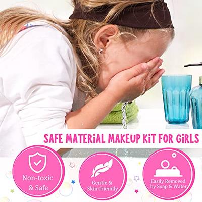 Cevioce Kids Makeup Eyeshadow Palette,35 Colors Makeup Kit for