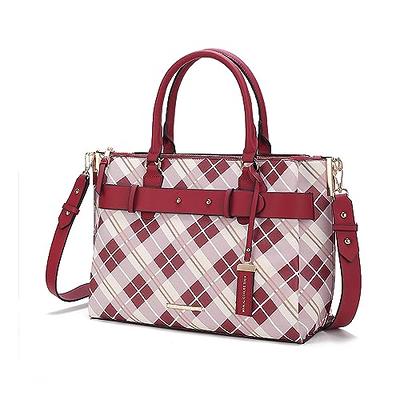 lv plaid tote purse