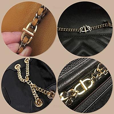 4pcs Purse Bag Chain Length Adjusting Buckle Metal Bag Strap Chain