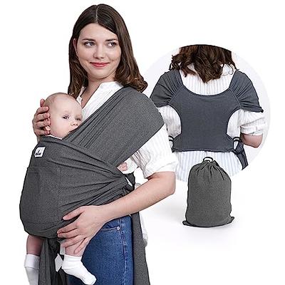 Momcozy Baby Wrap Carrier Slings, Adjustable Easy to Wear Infant Carrier  Slings for Babies Girl and Boy