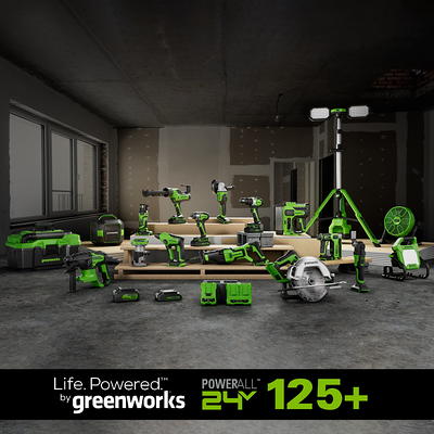 Greenworks 24V Brushless 6-1/2 Circular Saw Kit with 24V 2Ah Battery and Charger