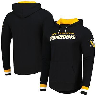 Men's Mitchell & Ness Black Pittsburgh Steelers Franchise Player 3/4-Sleeve  Henley T-Shirt