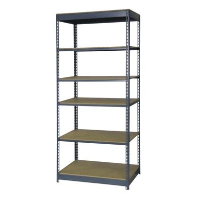 Ironton 3-Tier Industrial Shelving Rack — 77in.W x 24in.D x 72in.H, Model#  2611T001