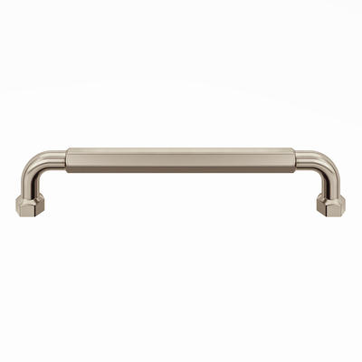 Emtek Freestone Urban Modern Satin Brass 6 Ctr Cabinet Bar Pull 86455