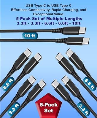 Câble USB Type-C / Type-C 60W GaN, cable usb charge rapide, cable