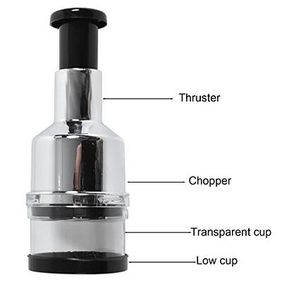 Food Chopper, Hand Chopper Dicer Easy to Clean, Manual Slap Vegetable  Chopper Onion Cutter, Garlic Chopper Mincer for Onion, Nut, Tomato, Pepper