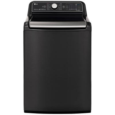 LG 4.5 Cu. Ft. Stackable SMART Front Load Washer in Black Steel with Steam  and TurboWash360 Technology WM4000HBA - The Home Depot