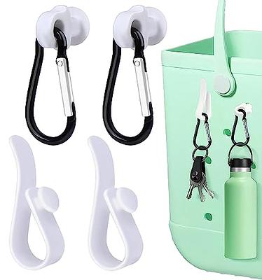  TEYOUYI Hooks Accessories for Bogg Bags, Insert Charm Cutie Cup  Holder Connector Key Holder Mask Holder,2PCS Black : Home & Kitchen