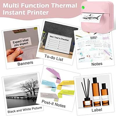 9 Rolls Thermal Printer Paper, Colorful Printer Paper For Mini Sticker  Receipt Printer Portable Pocket Printer, Mini Printer Paper Refill For Most  Mini Thermal Printer, Blue, Pink, Yellow