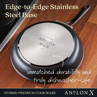 10-Inch and 12-Inch Hybrid Nonstick Frying Pan Set