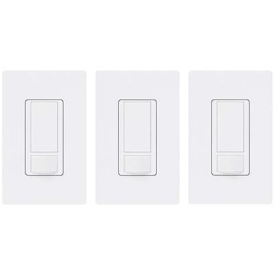 Lutron 2 Amp Single-Pole Maestro Motion Sensor Switch White 3-Pack