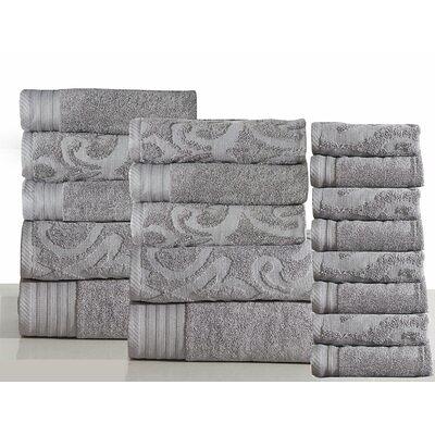 18pc Cotton Bath Towels Set