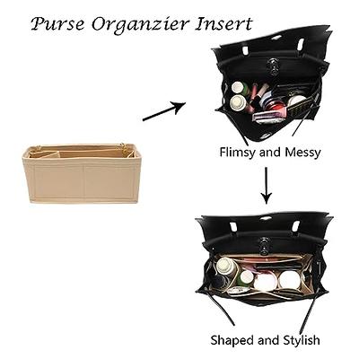 Doxo Purse Organizer Insert, Felt Bag Tote Fit L Speedy 30