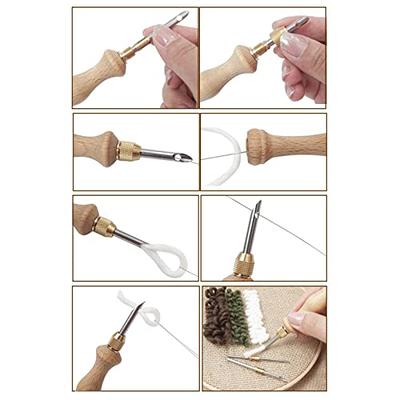 Yiju Punch Needle Set Portable Punch Needle Tool Adult with Wire Guide  Embroidery Pen Embellishment 5 mm 2.5 mm 3.5mm Tool for Thread and Yarn -  Yahoo Shopping