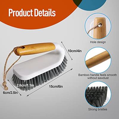 Scrub Brush - Cleaning Shower Scrubber With Ergonomic Handle And Durable  Bristles,scrub Brushes For Bathroom, Shower, Tile, Kitchen, Floor Cleaning  - Temu