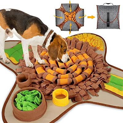 Ameami Pet Snuffle Mat for Dogs, Snuffle Mat for Medium Small Dogs, Interactive Sniff Mat for Puppies - Dog Activity Mat for Stress Relief and