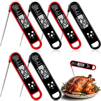 Wireless Digital Meat Thermometer with 4 Probes & Meat Injector, Upgraded 500ft Remote Range Cooking Food Thermometer for Grilling & BBQ & Oven 