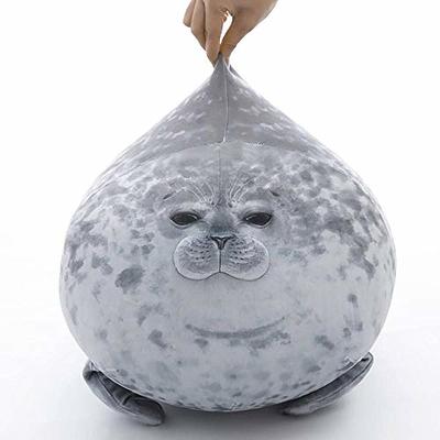 EHOTONG Cute Blob Seal Pillow, Chubby Seal Plush Hug Pillow Soft