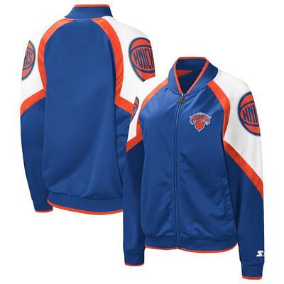 Men's Starter Red/Black/Green New York Knicks Black History Month NBA 75th Anniversary Full-Zip Jacket