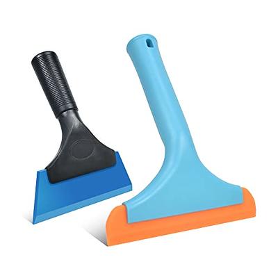 1 Pack Silicone Squeegees with Countertop Brush,Water Scraper