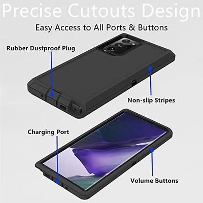 Dteck Galaxy S22 Ultra Case, Heavy Duty Tough Rugged Drop Protection  Lightweight Shockproof Slim Back Cover for Samsung Galaxy S22 Ultra Case 5G