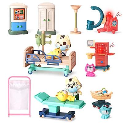 Gabbys Dollhouse, Travel Themed Figure Set with a Gabby Doll, 5 Cat Toy  Figures, Surprise Toys and Dollhouse Tables, Children's Toys for Girls and  Boys 3+ : : Toys