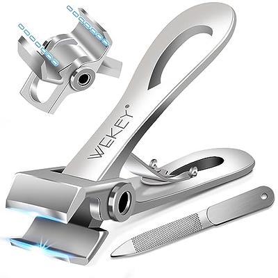 Nail Clippers For Thick Nails - DRMODE 15mm Wide Jaw Opening Extra Large  Cutter